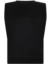 Moorer - Aramak Padded-Shoulder Sleeveless Vest - Lyst
