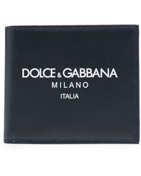 Dolce & Gabbana - Leren Portemonnee Met Logo-reliëf - Lyst