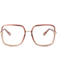 Chloé - Oversized-Frames Glasses - Lyst