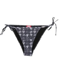 DIESEL - Broek Met Pied-De-Poule Print - Lyst