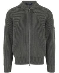 Comme des Garçons - Ribbed-Knit Sleeve-Pocket Cardigan - Lyst