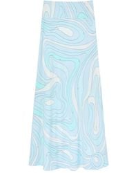 PUCCI - Gonna Lunga Con Stampa - Lyst