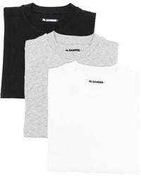 Jil Sander - Crew-Neck T-Shirt (Set Of Three) - Lyst