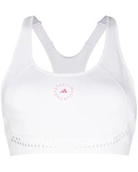 adidas By Stella McCartney - Sujetador deportivo con logo estampado de adidas x Stella McCartney - Lyst