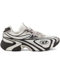 DIESEL - Swirl-Pattern Low-Top Sneakers - Lyst
