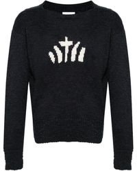 Visvim - Intarsia-knit Silk Sweater - Lyst