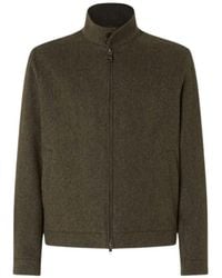 ZEGNA - High-Neck Zip-Up Jacket - Lyst