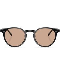 Oliver Peoples - N.02 Round-Frame Sunglasses - Lyst