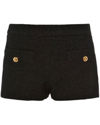 Miu Miu - Kurze Shorts aus Boucle - Lyst