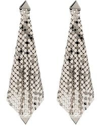 Rabanne - Orecchini in maglia metallica - Lyst