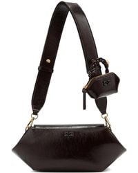 Ganni - Bou East/West Shine Shoulder Bag - Lyst