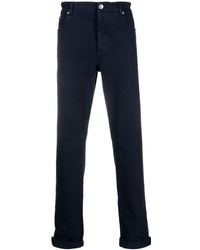 Brunello Cucinelli - Mid-rise Cotton Straight Jeans - Lyst