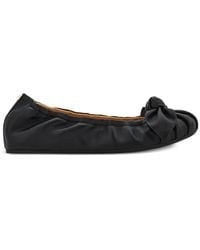 Ferragamo - Bow Embellished Ballet Flat - Lyst
