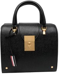 Thom Browne - Top Handle Textured Tote Bag - Lyst