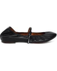 Lanvin - Leather Ballet Flats - Lyst