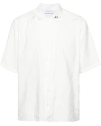 FAMILY FIRST - Logo-Embroidered Shirt - Lyst