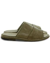 Ziggy Chen - Crinkled-Leather Sandals - Lyst
