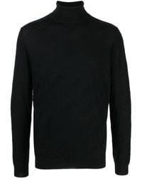 Karl Lagerfeld - Intarsia-knit Logo Wool Jumper - Lyst