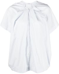 Lemaire - Pleated Short-sleeve Top - Lyst