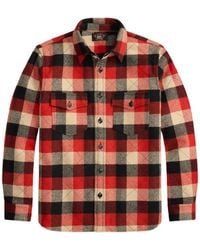 RRL - Check-Pattern Shirt - Lyst