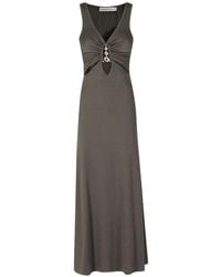 Christopher Esber - Cut-Out Crystal-Embellished Maxi Dress - Lyst