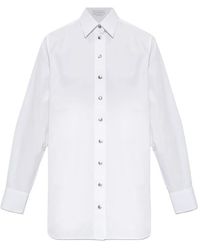 Stella McCartney - Press-Stud Oversized Shirt - Lyst