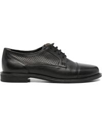 SERGIO MORETTI FIRENZE - Perforated-Detail Derby Shoes - Lyst