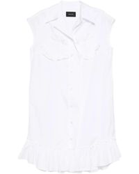 Simone Rocha - Ruffled-Details Sleeveless Blouse - Lyst