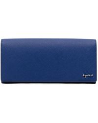 agnès b. - Leather Long Wallet - Lyst