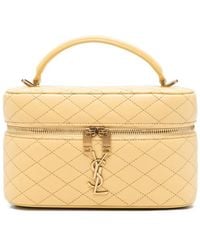 Saint Laurent - Gaby Gewatteerde Kleine Tas - Lyst