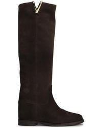 Via Roma 15 - Inner-Wedge-Heel Knee-High Boots - Lyst