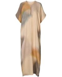 Rabens Saloner - Inza Tie-Dye Side-Slit Maxi Dress - Lyst