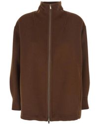 Max Mara - Giacca-Camicia Con Zip E Tasche - Lyst
