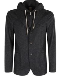 Eleventy - Blazer Met Capuchon - Lyst