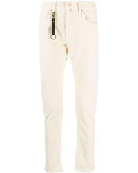 Incotex - Logo-patch Corduroy Tapered Trousers - Lyst