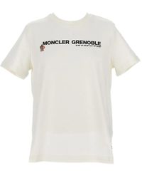 Moncler - Logo-Patch Crew-Neck T-Shirt - Lyst
