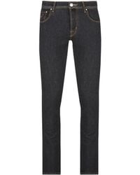 Jacob Cohen - Five-Pocket Contrast-Stitch Jeans - Lyst