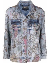 Philipp Plein Jean and denim jackets for Women | Online Sale up to 88% off  | Lyst