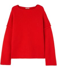 Jil Sander - Crew-Neck Wool Sweater - Lyst