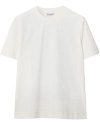 Burberry - Katoenen T-shirt Met Print - Lyst