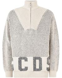 Gcds - Half Zip Sweater - Lyst