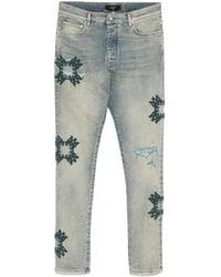 Amiri - Ma Quad Appliqué Jeans - Lyst
