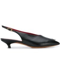 Marni Pumps con cinturino posteriore - Nero