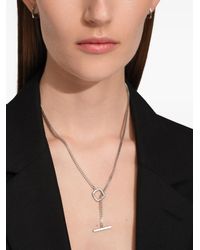 Tom Wood - Curb-Chain Square-Frame Pendant Necklace - Lyst