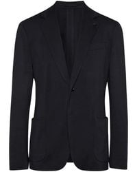 Lardini - Pocket Wool Jacket - Lyst