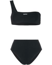 Off-White c/o Virgil Abloh Bikini à logo imprimé - Noir