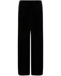 Alberta Ferretti - Velvet Palazzo Pants - Lyst