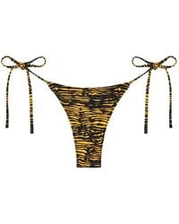 Tropic of C - Banana Spine Print Bikini Bottoms - Lyst