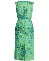 Erdem - Robe Mi-Longue À Fleurs - Lyst