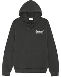 Les Deux - Rural Graphic-Print Drawstring Hoodie - Lyst